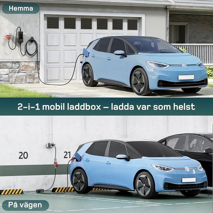 Stație de încărcare/wallbox mobilă dé 11 kW [6 m|trifazată|6-16