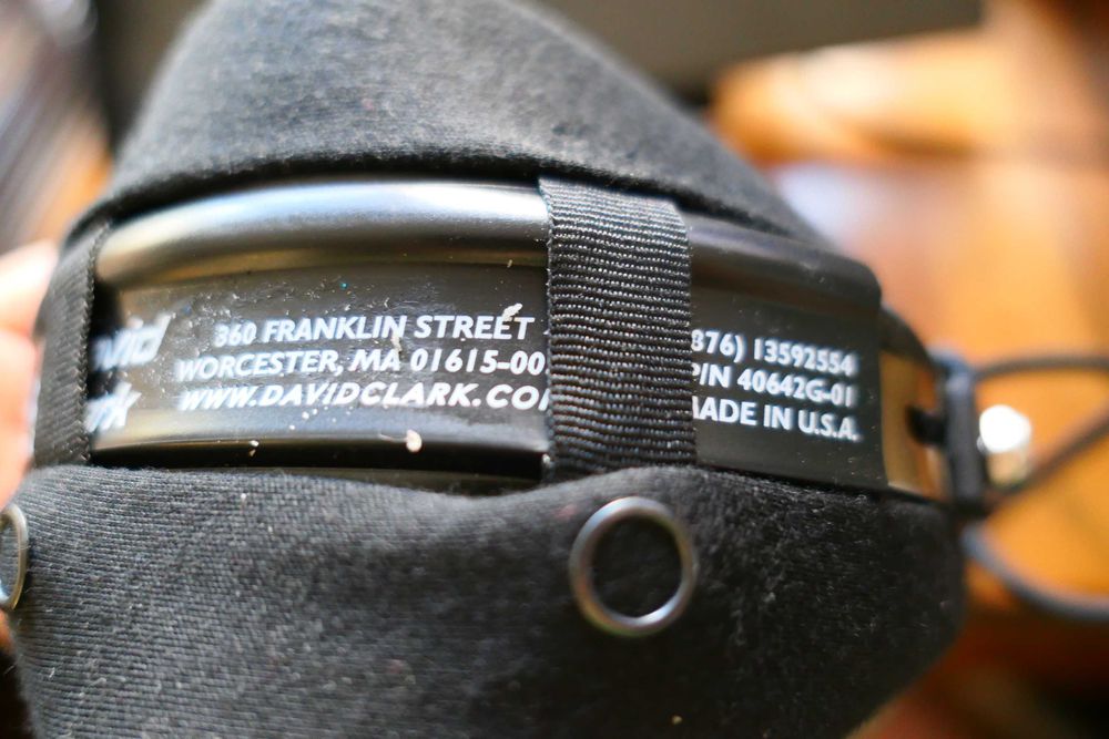 David Clark H-PC 40642G-01 - 3.5mm Casti PC Computer Headset H10-13.4