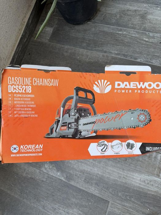 бензинова резачка за дърва DAEWOO 52 CC MAX POWER