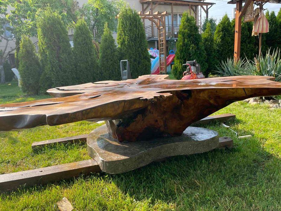 Маса от орех, бар плотове