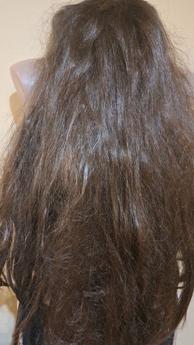 Дамска перука сдишаща шапко приблизително на естествен косъм