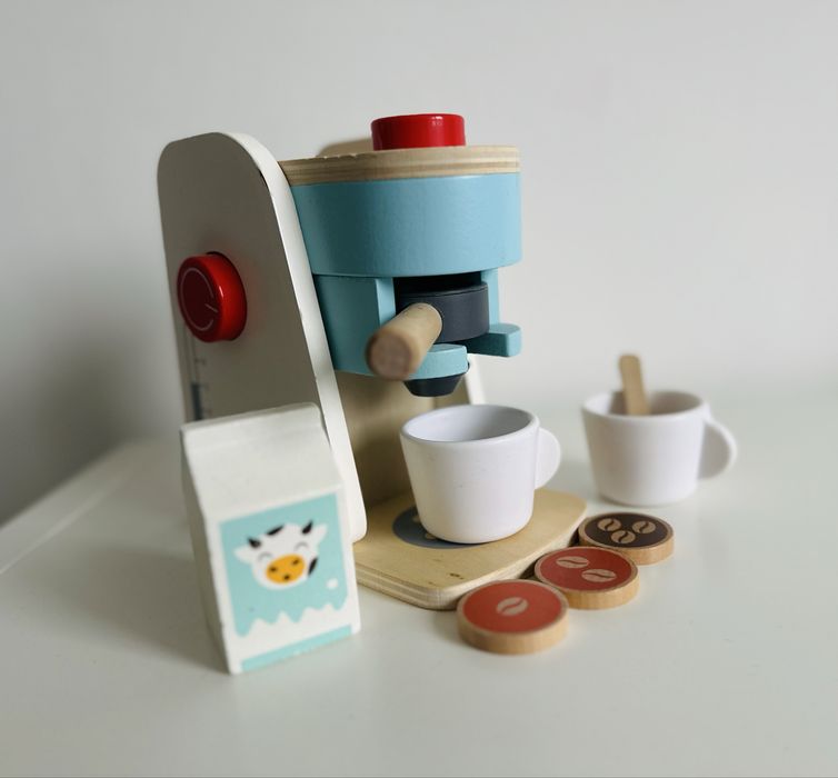 Cafetiera Espressor Cafea din lemn