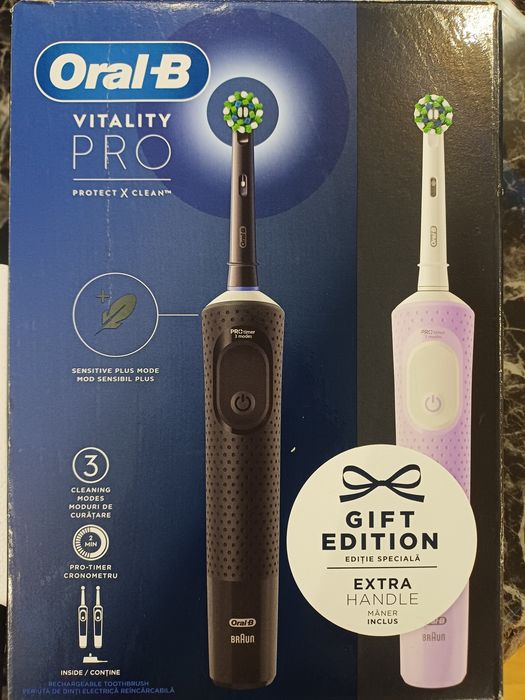 Електрически четки за зъби Oral-B Vitality Pro Duo (без глави)