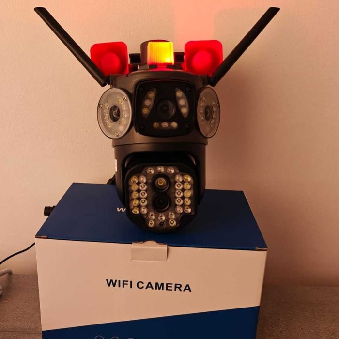Camera supraveghere 16MP cu patru 4 lentile VIDEO WIFI  VEDERE NOCTURN