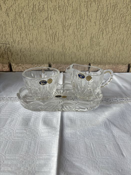 Set complet cristal Bohemia – eleganță și calitate, ambalaj original
