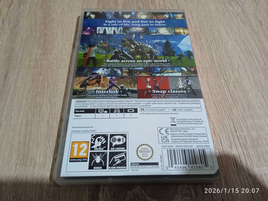 Xenoblade Chronicles 3 Nintendo Switch