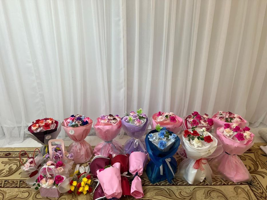 Цветы. Мыльные роза.