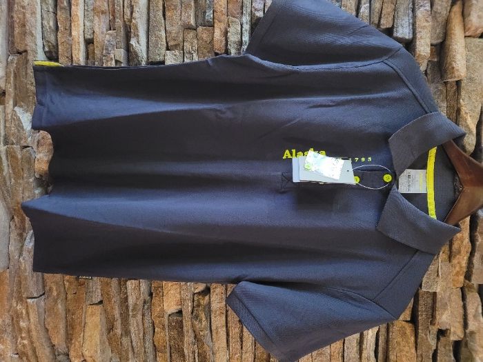 Поло ловна тениска Alaska Elk Glenmore / Нова / Черна / Размер - L