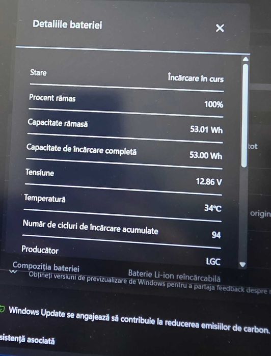 Vând laptop Lenovo Legion Y7000