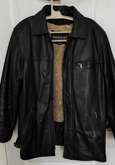 Стильная куртка.Натуральная кожа и мех