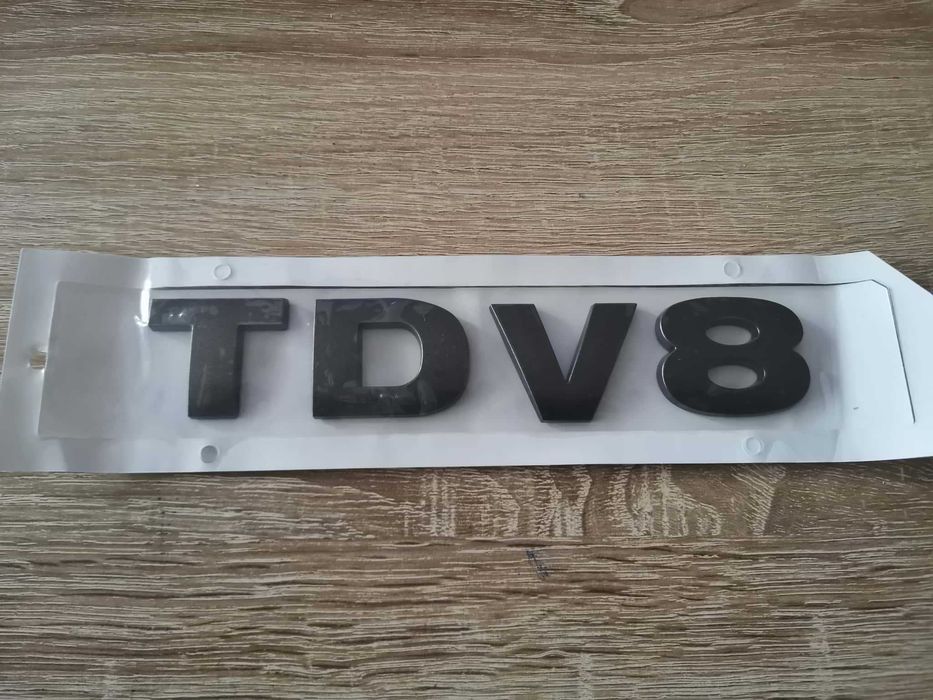 Range Rover TDV8 сива емблема