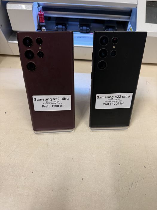 Samsung s22 ultra / 256 gb / 12 gb ram / 100% baterie / garantie