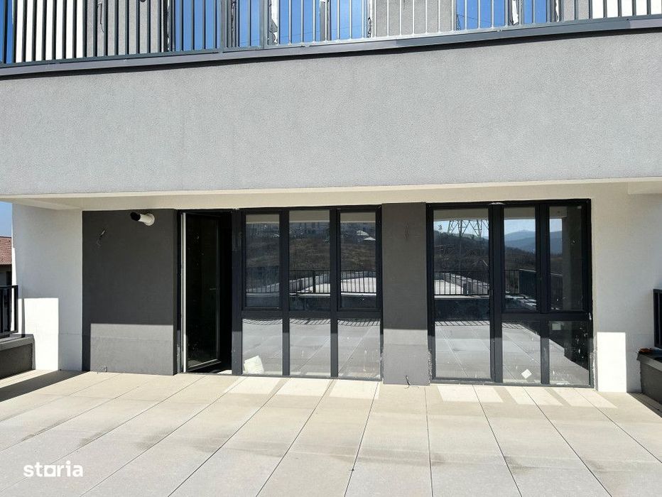 Apartament de 2 camere semifinisat, CF , 53,45 mp, terasa 60,31 mp, zo — fotografia 1