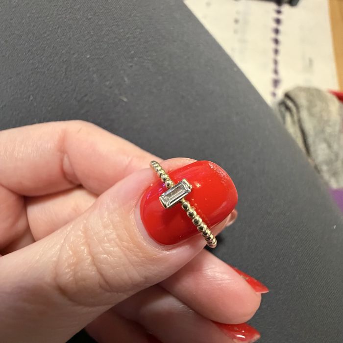 Inel aur 585 piatra zirconiu