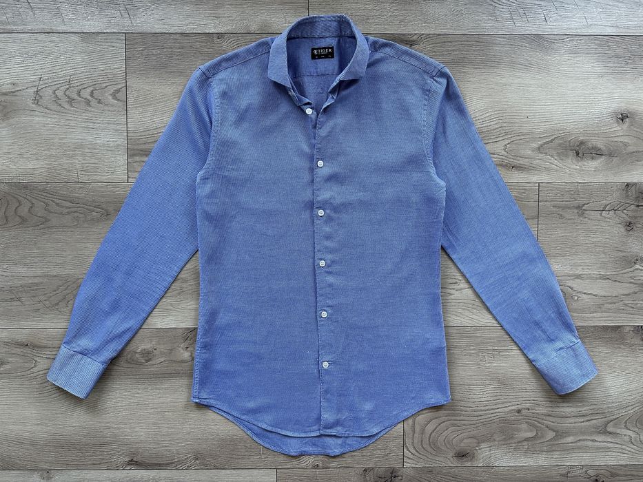 Camasa TIGER OF SWEEDEN Albastru Slim Maneca Lunga Barbati | Marime M