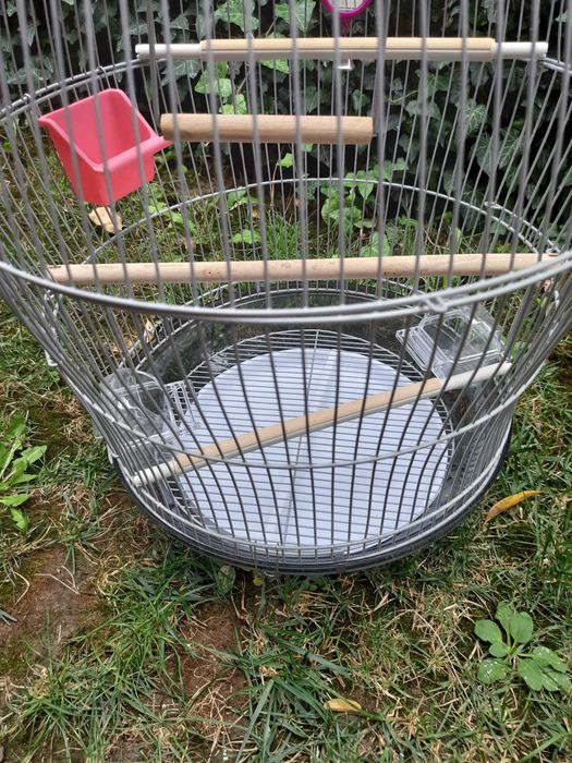 Colivie pentru pasari, Rotunda, Gri 47 x 70 cm