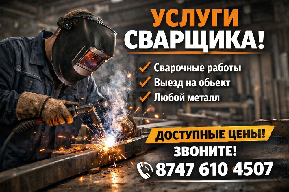 Услуги сварщика.