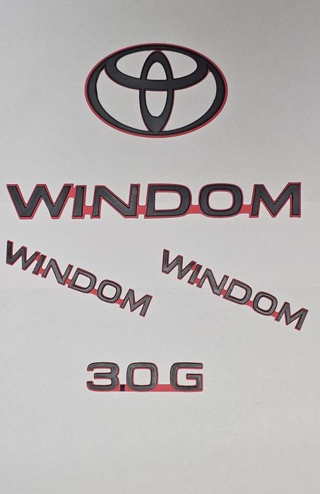 Продам кастомные шильдики для Toyota Windom