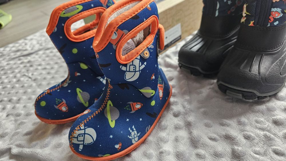 Cizme iarna bebe copiii zapada impermeabile Olang 21-22