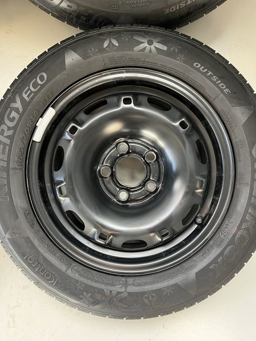 Оригинални джанти 14 цола 5х100 за Шкода Фабия с летни гуми 165/70/14