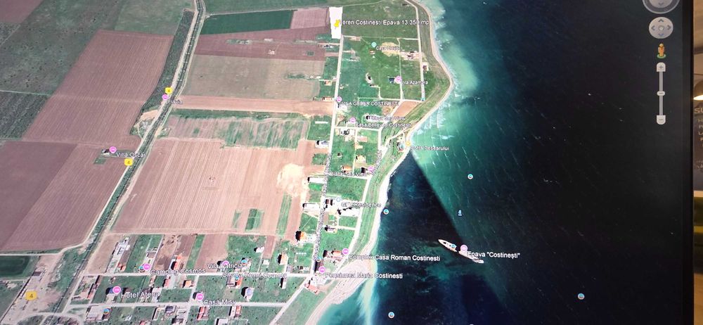 Vand teren Costinesti epava, zona Beach Please