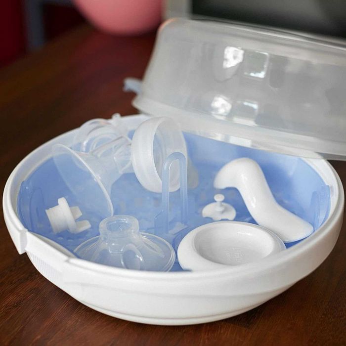 D1600 Philips Avent SCF281/02 – Микровълнов стерилизатор за бебешки шишета, залъгалки, чаши и аксесоари, стерилизация с пара