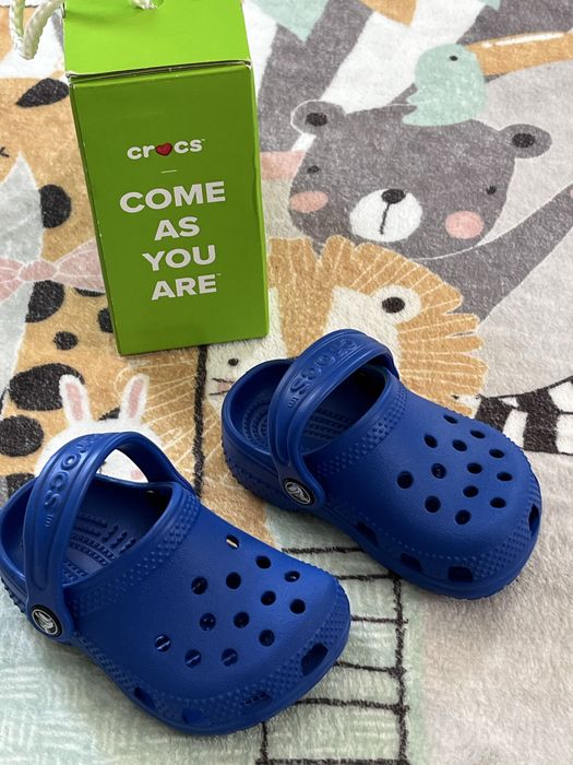 Crocs Littles blue bolt