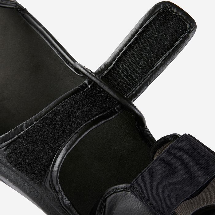Protecții tibie-picior muay-thai, - produs resigilat Decathlon