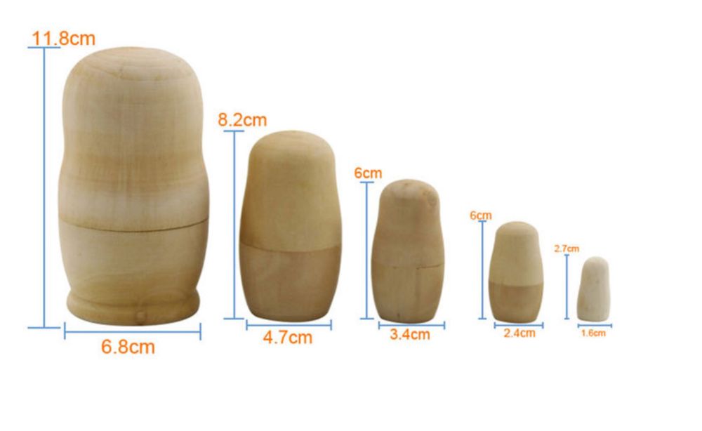 Деревянные матрёшки