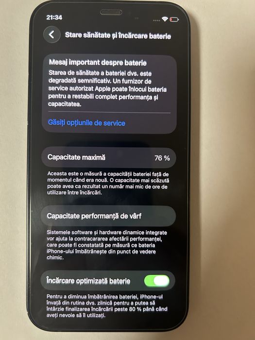 Iphone 12 mini Negru