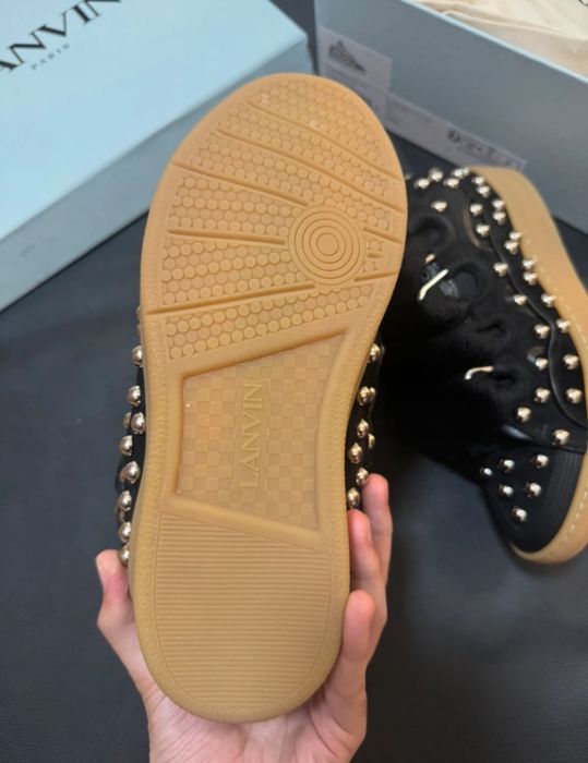 Lanvin curb sneakers