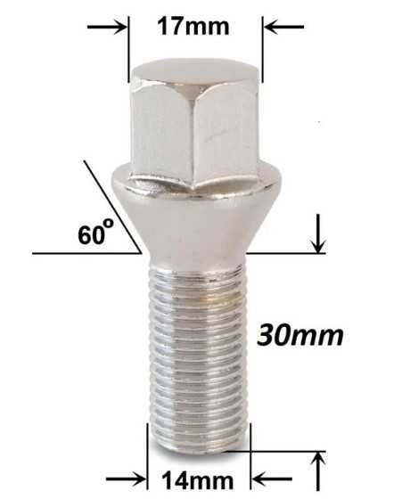 Болт за джанти тип конус 14мм x 1.50мм