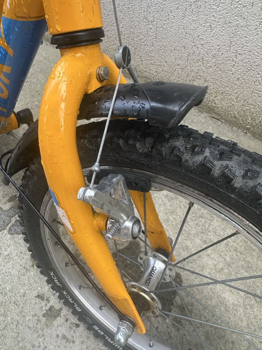 Bicicletă copii Puky ZLX 16 Alu – Super ușoară – Galben/Albastru