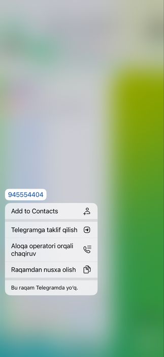 telefon raqamlar