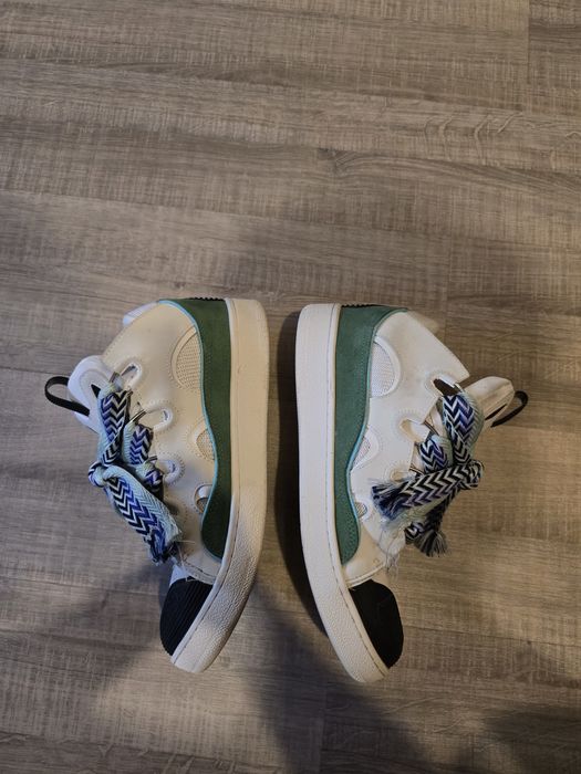 Lanvin Curb Sneaker White Blue