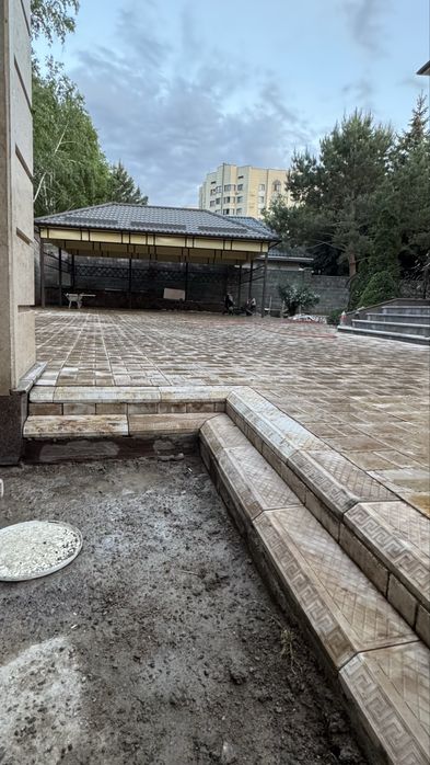 Укладка  Брусчатка, тратуарный плитка