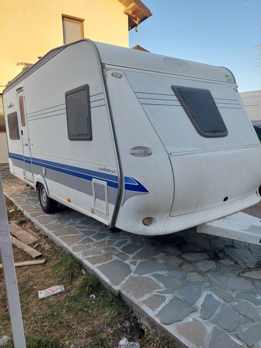 Rulota Hobby de Luxe an 2006,InmatriculataRo,Pat francez, Cort ,Boiler