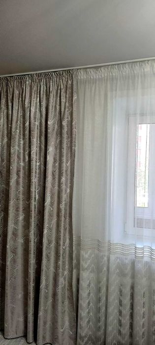 Комплект штор с тюлью