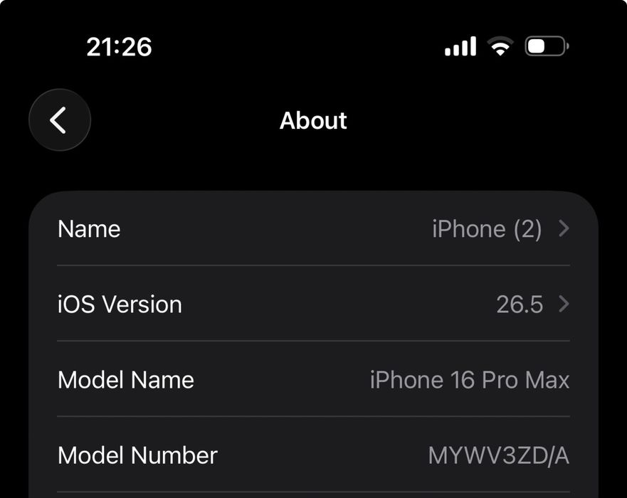 Iphone 16 Pro Max 256 GB