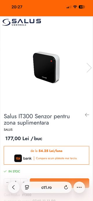 Termostat  it 300 nou  salus