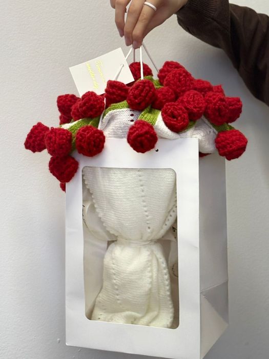 Плед-букет 51 роза,110 см