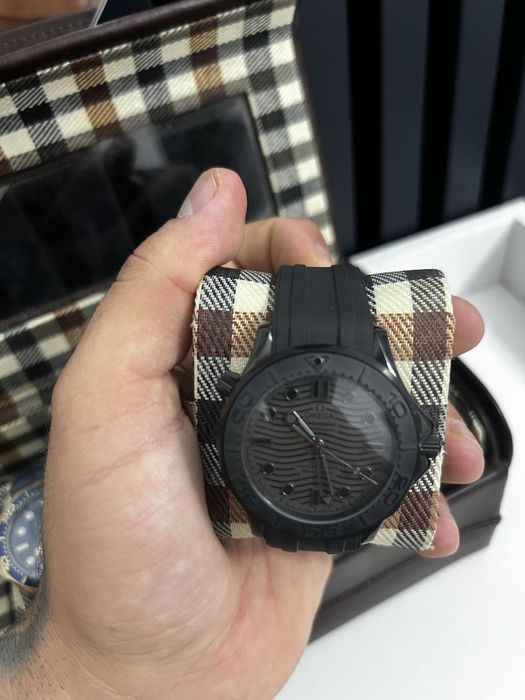Ceas Automatic Diver Black Ceramic – 41 mm – Curea Silicon Premium