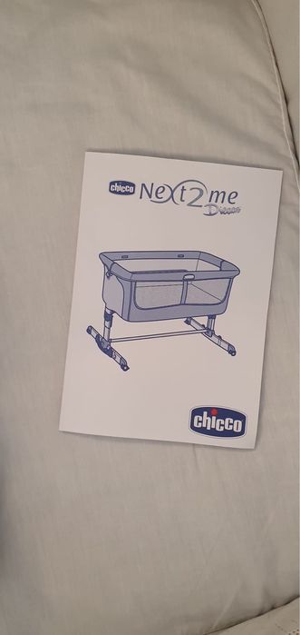 Patut co-sleeper pentru bebelusi Chicco NEXT2ME Dream, sage, 0 luni+