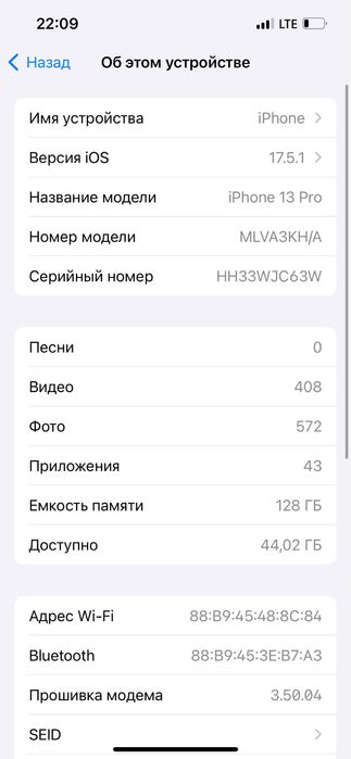 Iphone 13 pro ideal holatda