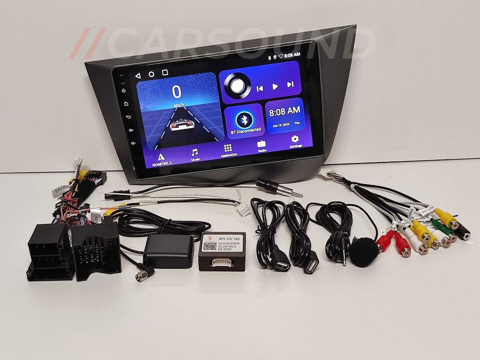 Seat Leon 2 - 9" Мултимедия Android 14 Сеат Леон 2 Навигация Андроид