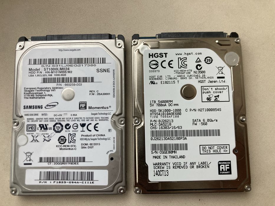 Жесткий диск для ноутбука 1 tb