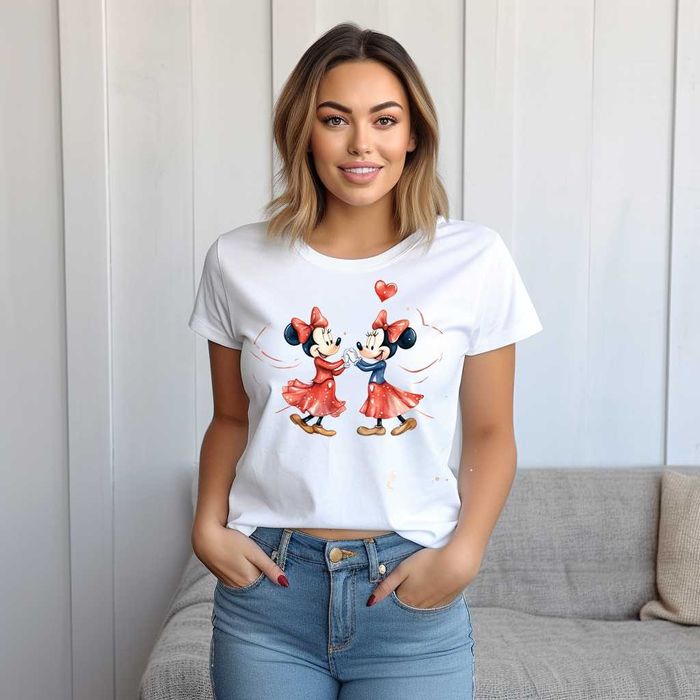 Нови модели тениски Mickey и Minnie Mouse, Размери от XXS до 5XL
