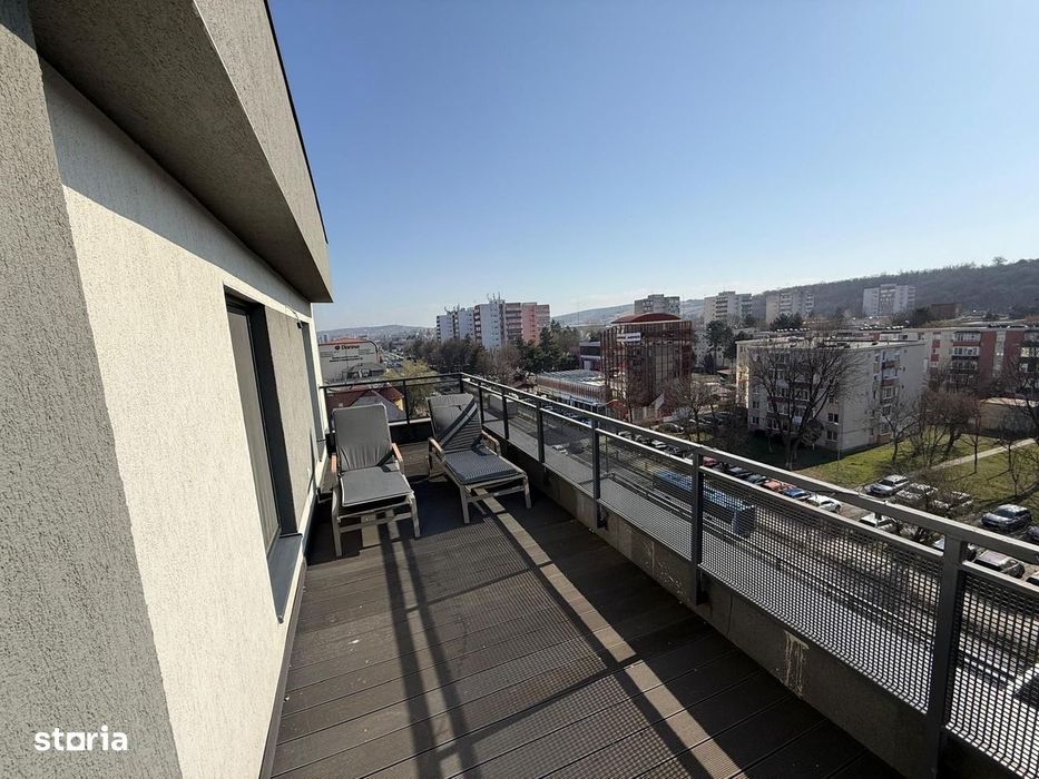 Apartament bloc NOU,4 camere,3 bai,2 terase,parcare privată