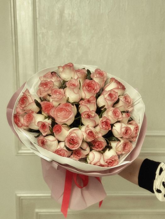 35 шт роза моно-букет