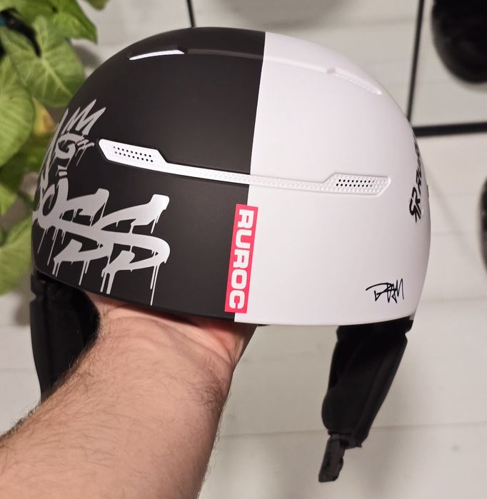 Vand casca  Ruroc  LITE TANNER HALL black and white